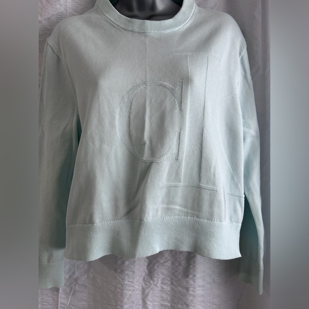 Calvin Klein Soft Mint Crew Neck Sweater